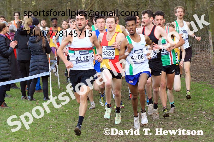 Senior Mens 2022 CAU Inter Counties Cross Country, Prestwold Hall, Loughborough.  Photo: David T. Hewitson/Sports for All Pics